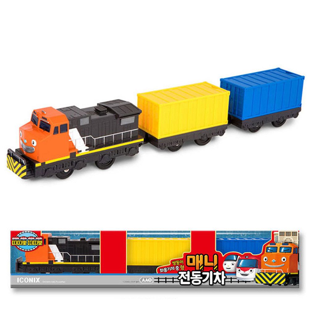 기차놀이 띠띠뽀 전동기차 매니 (090055) 기차 작동완구