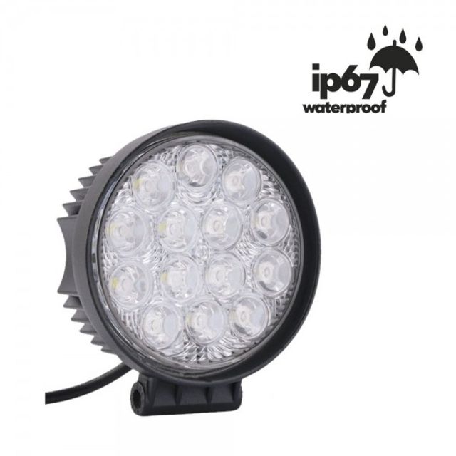 12V 24V전용 3와트LED 4발 42와트 써치라이트 해루질