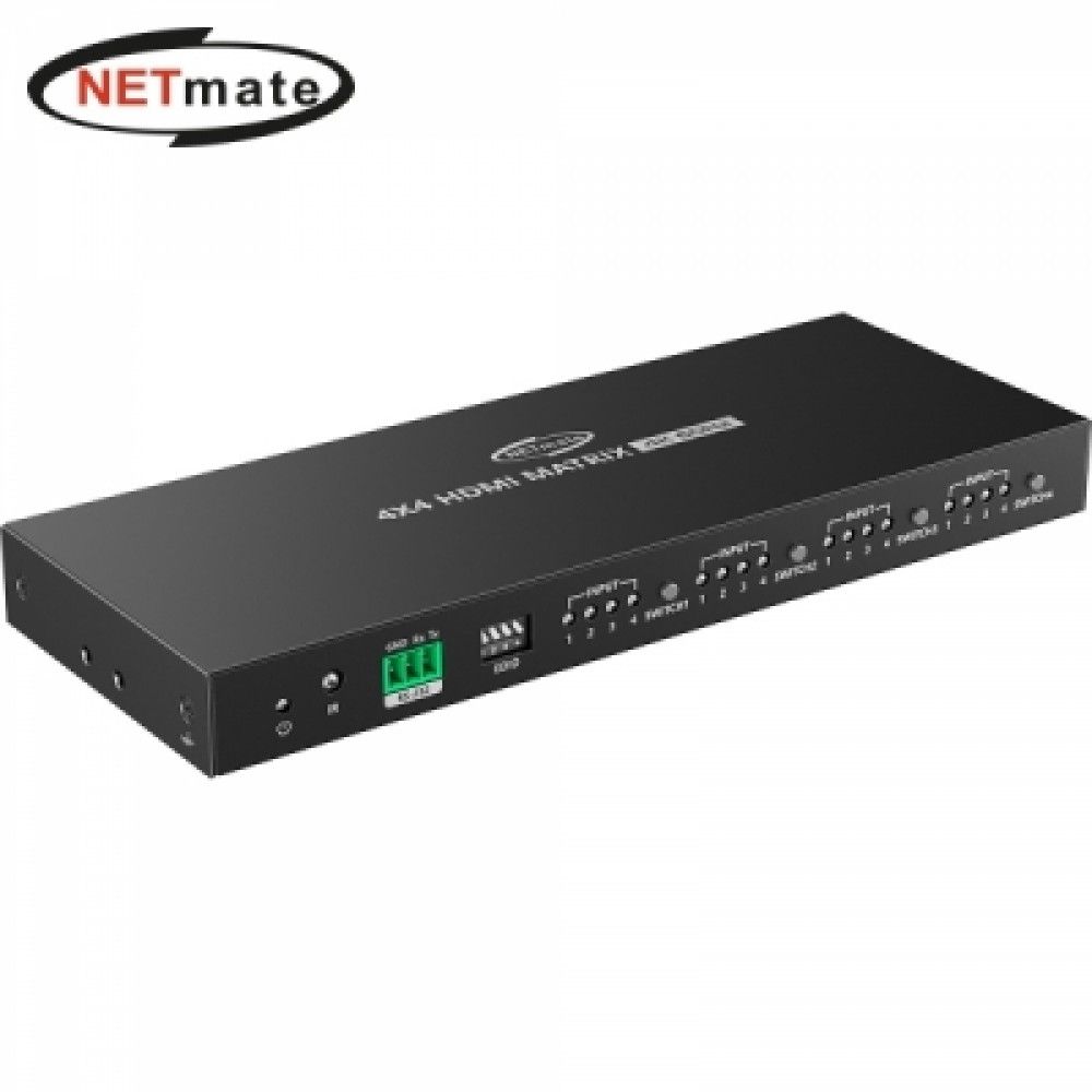 넷메이트 NMJSHMA44 4K 60Hz HDMI 매트릭스 44 스위치