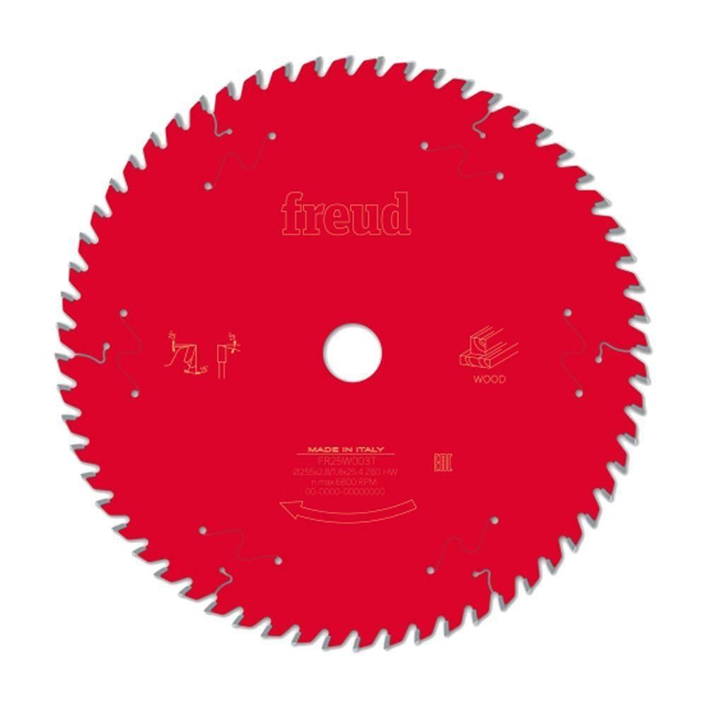 원형 톱날 목공용 250mm 60 날 fr25w003t 프레우드