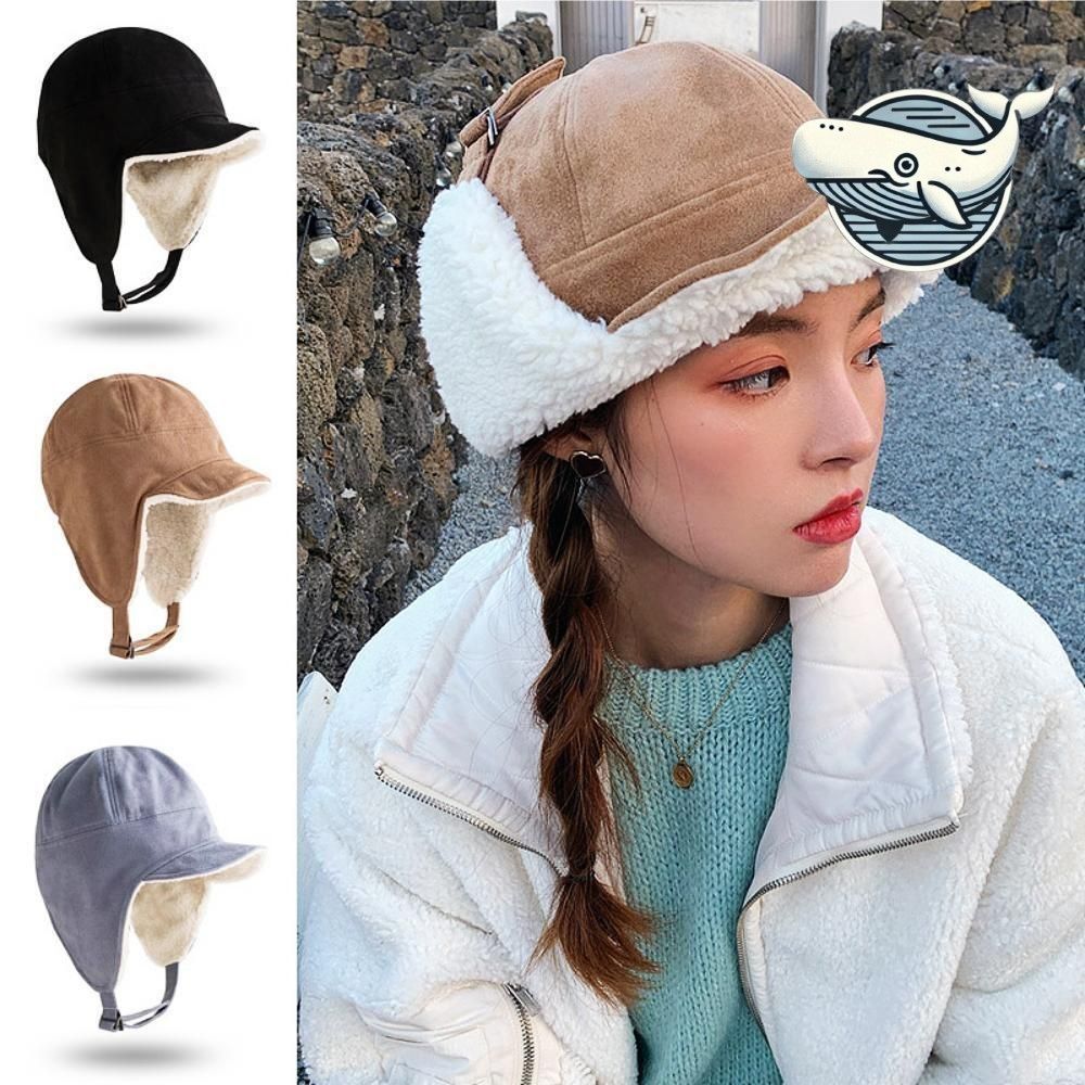 겨울 따뜻한 귀달이 모자 편안한 양털 안감