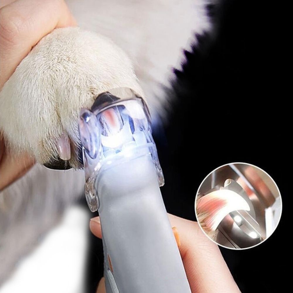 [다모아몰]셀프 강아지 고양이 반려동물 LED 발톱 깎기 다듬기