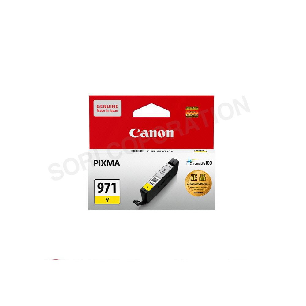 캐논 CLI-971Y 정품잉크 노랑 PIXMA MG5790