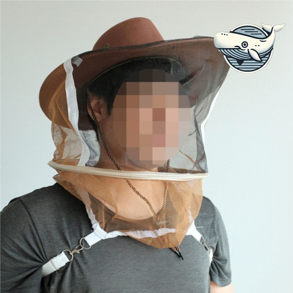 양봉 방충 얼굴 보호 그물망 모자 고급 품질