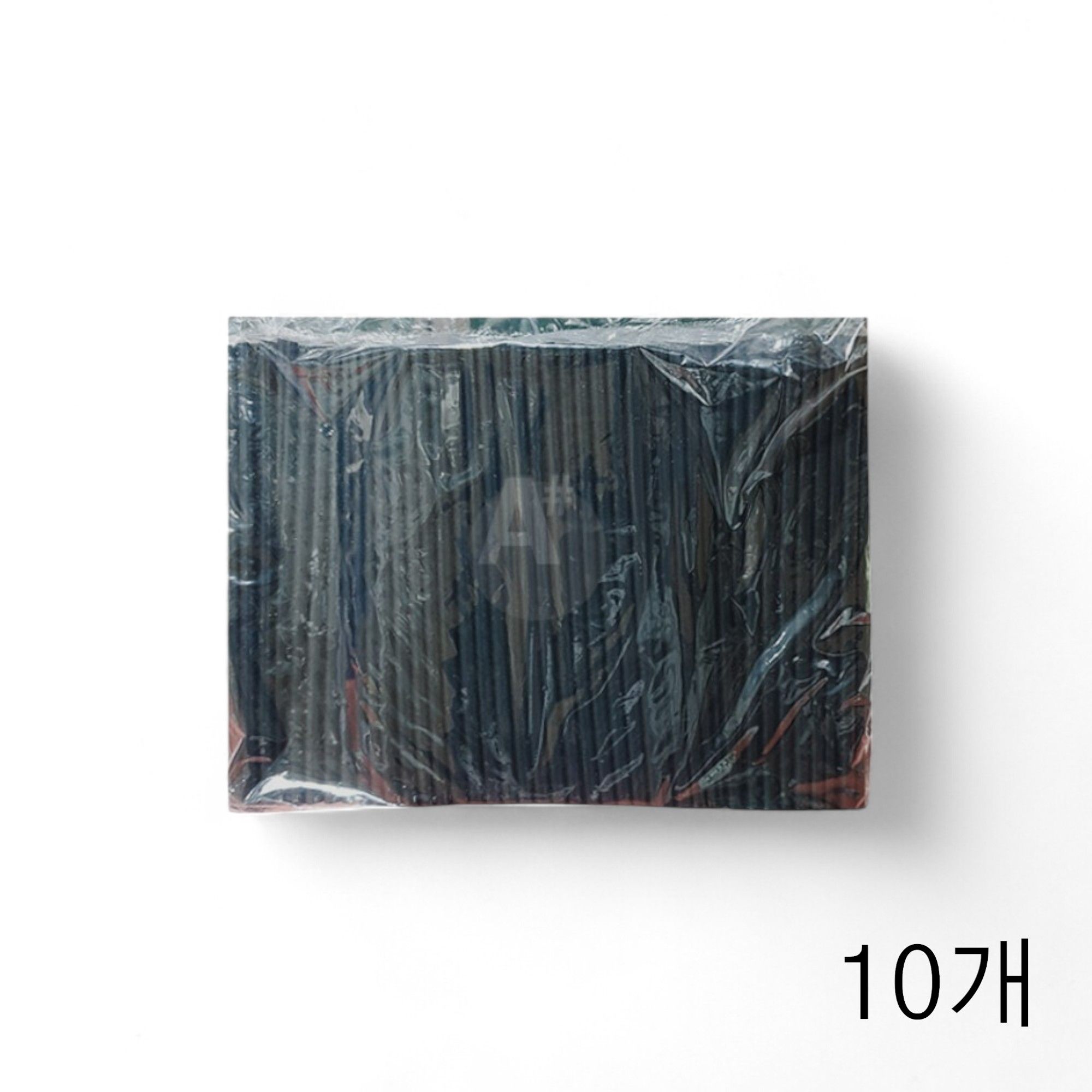 일자스트로우 검정 빨대 7mmX21cm 500입 X 10개