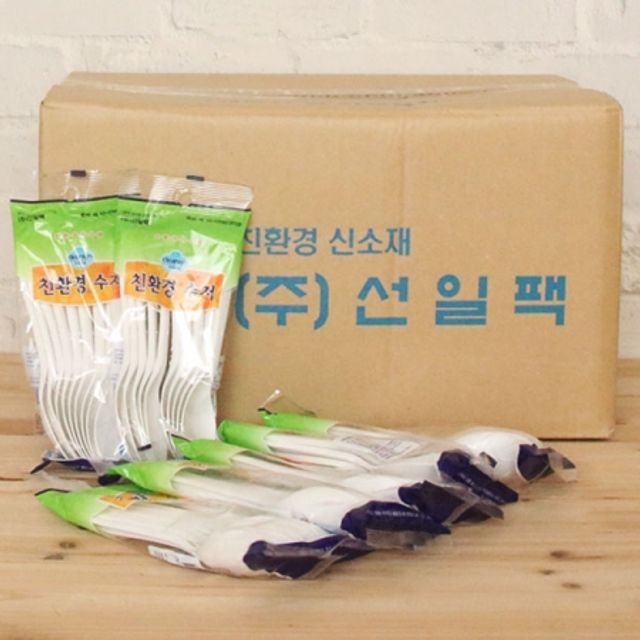 BOX 대용량포크 1000P 일회용포크 위생포크