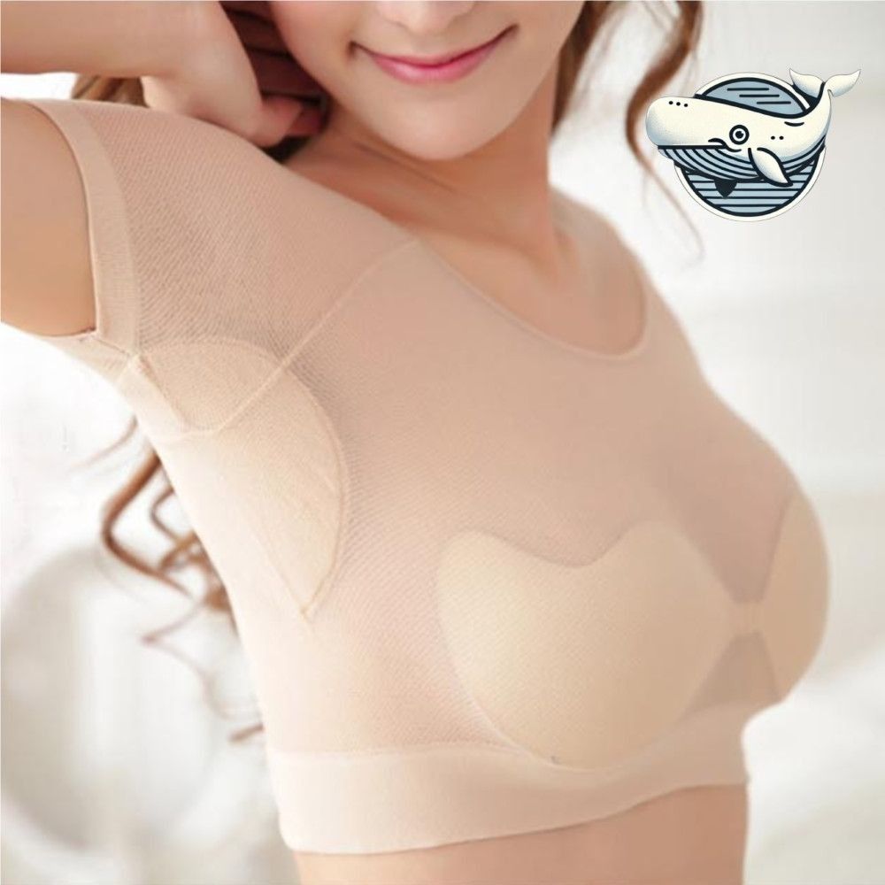 겨드랑이汗 방지 스킨 메쉬 티셔츠 통기성