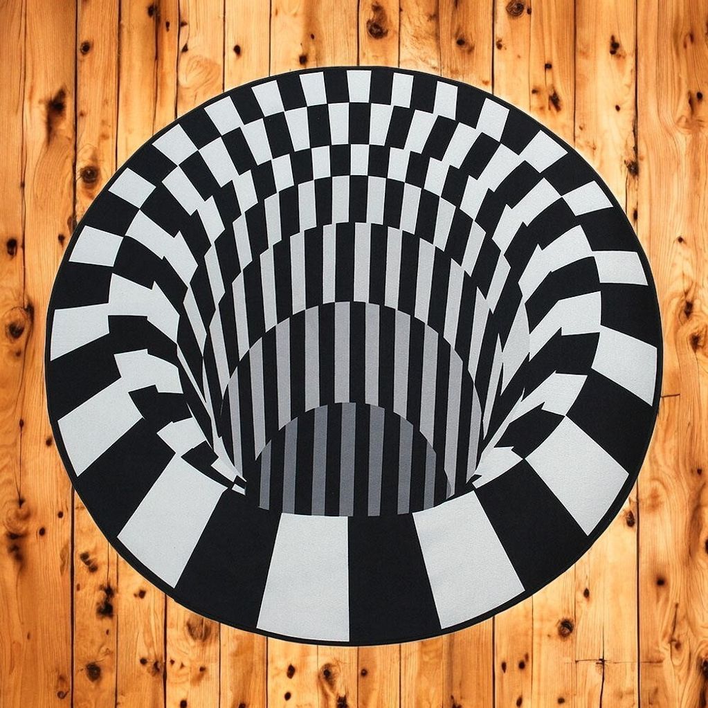 게더릭 3D 입체 착시매트 (100cm) b