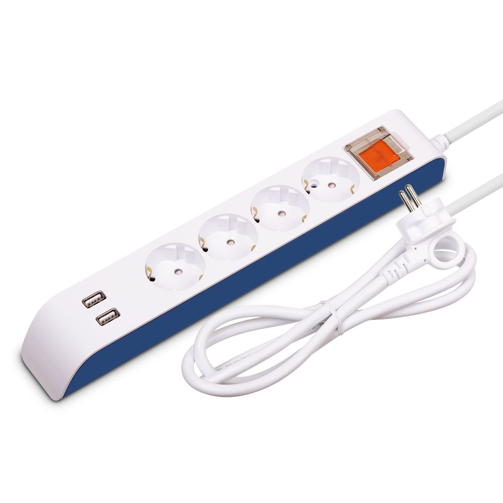 현대 하이탭 접지 4구3M USB 멀티탭(16A)