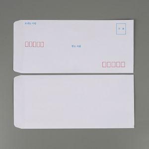 아이티알,NE 편지봉투 70매입 X5개 인쇄형 무지 흰봉투 우편봉투