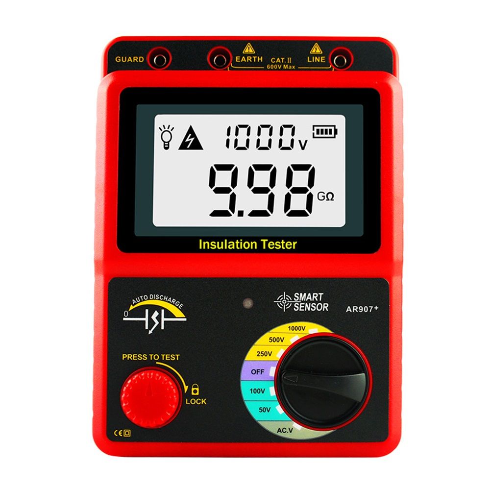 절연저항계 AR-907 PLUS 50V~1000V 0.0~19.9기가옴