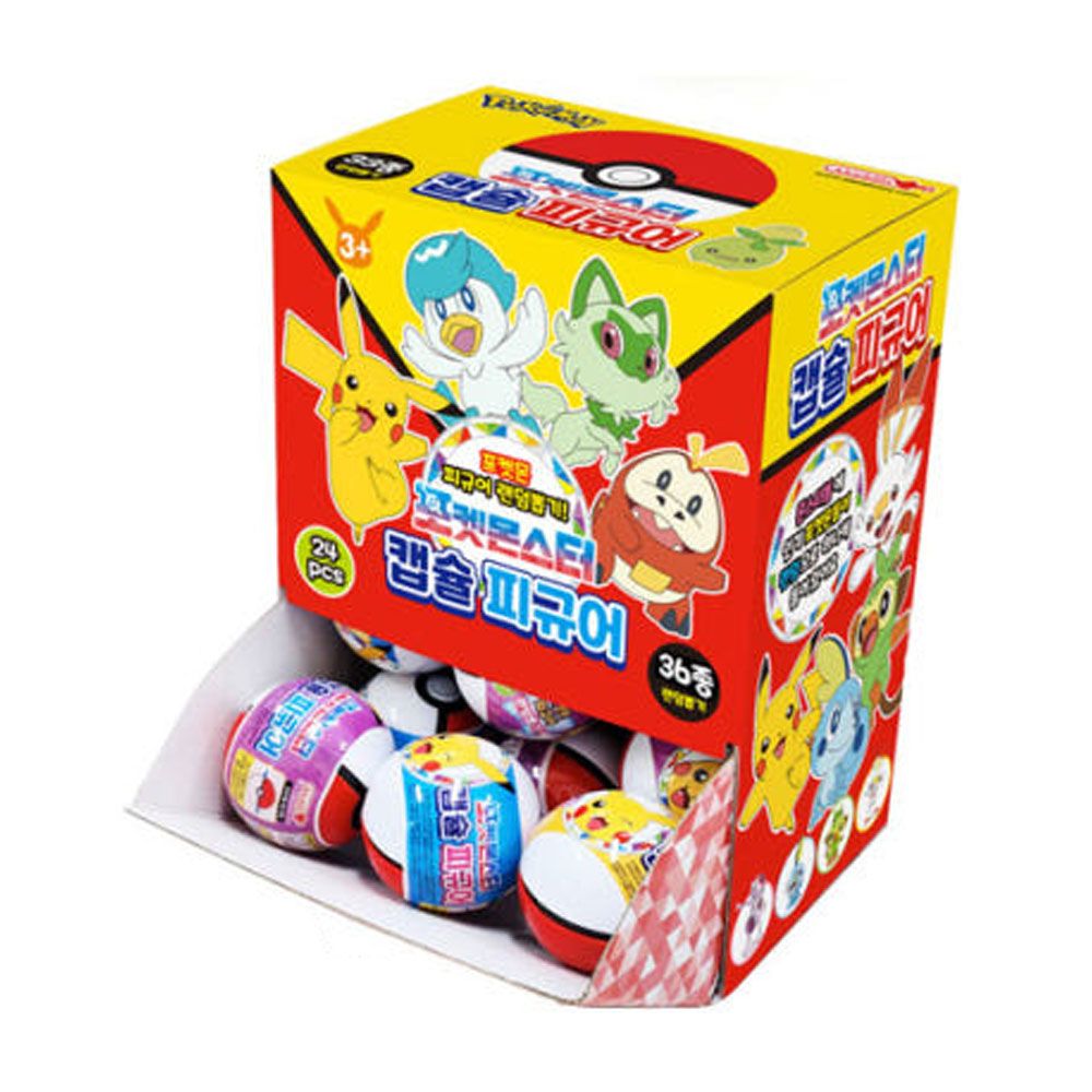 포켓몬스터 캡슐 피규어 1박스 24개입 랜덤뽑기 몬스터볼