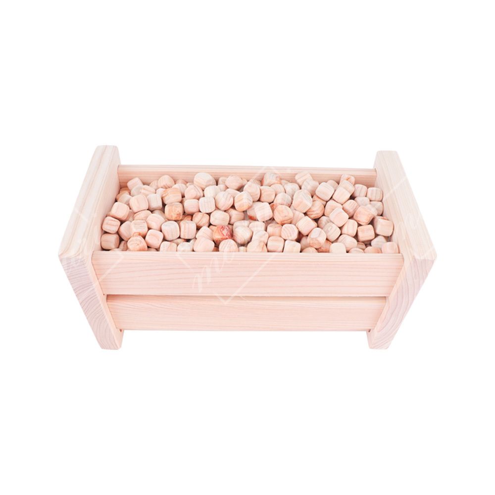 순수편백나무 자연기화식 바스켓가습기 소 13mm칩1KG