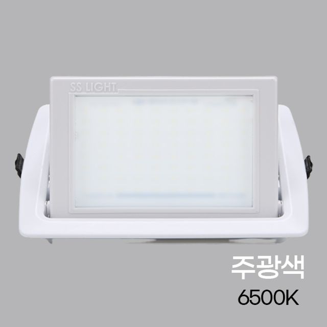사각LED투광기 화이트 50W매입 주광