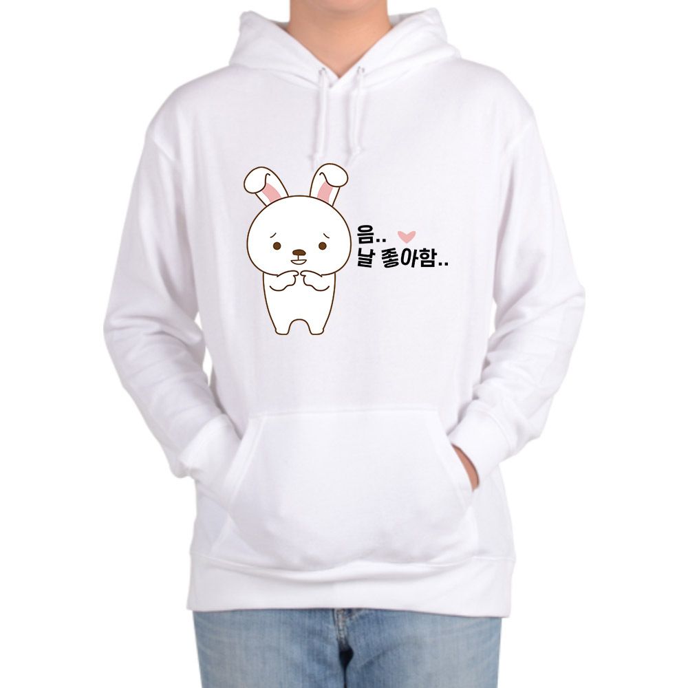 후드티 토끼 RABBIT 토끼의 사랑 토끼의 착각 날 좋아