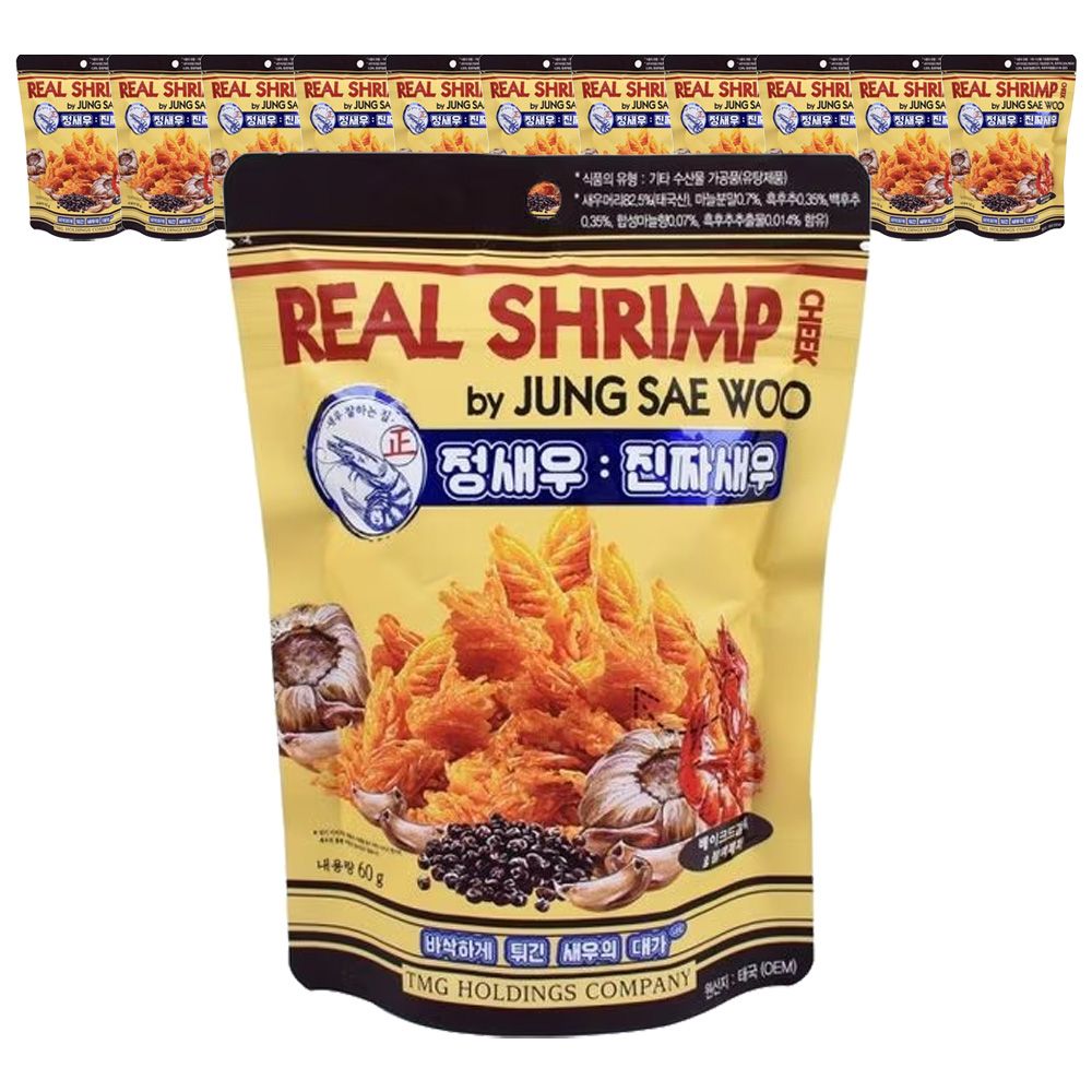 정새우 갈릭 블랙페퍼 60g 12개(소비기한25년7월27일)