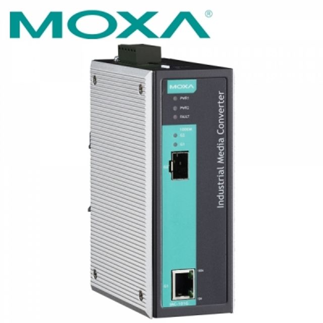 MOXA 산업용 기가비트 이더넷 광 컨버터(SFP 모듈