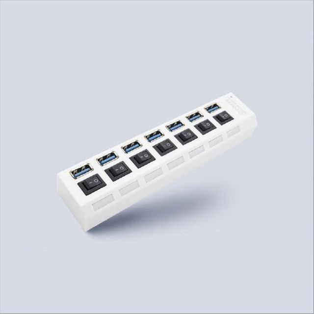 USB 2.0 7포트 허브 각스위치 무전원