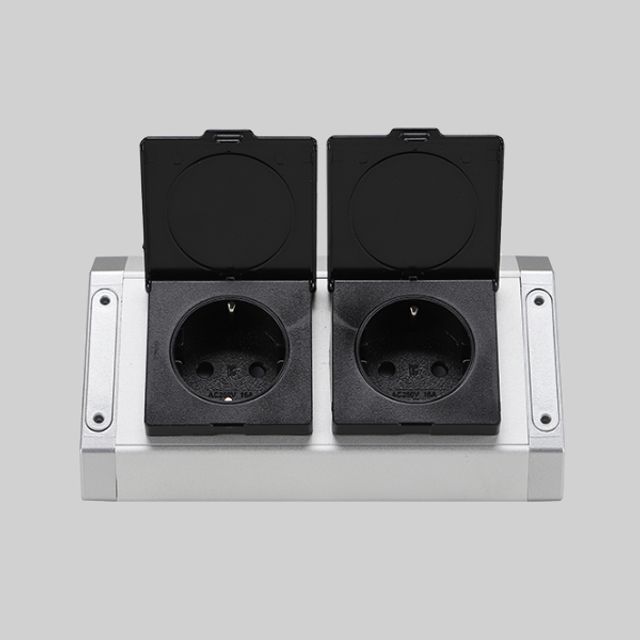 매직 코너 콘센트 코드형 BIB-002 실버 욕실