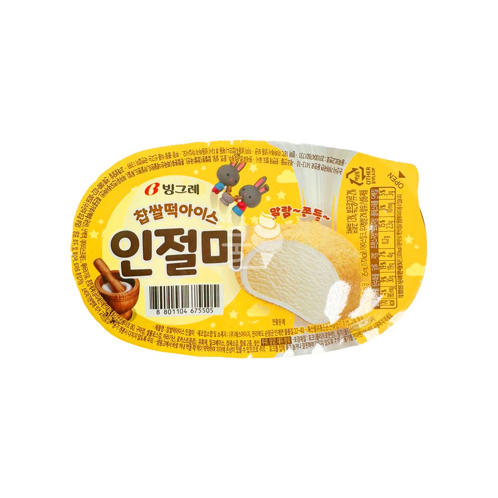 빙그레) 찹쌀떡 아이스 인절미 1박스 (24개입)