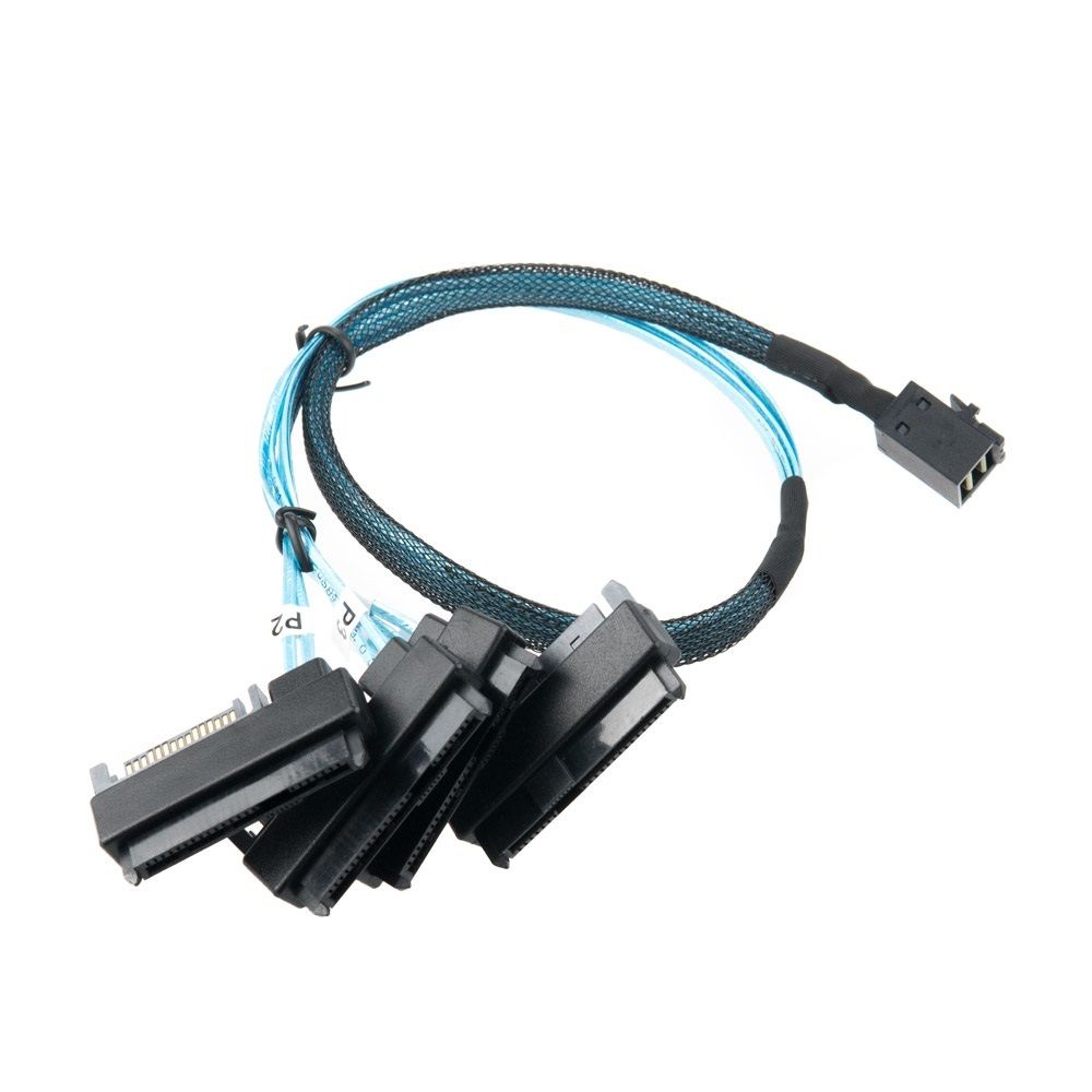 Mini SAS to SAS 4분배 케이블 50cm SFF-8643 SFF-84