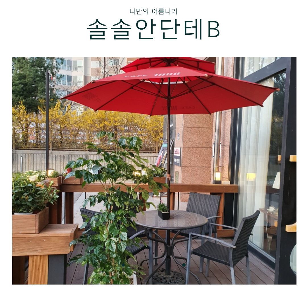 카페 테라스 야외 파라솔 대형 카본국산 2700mm