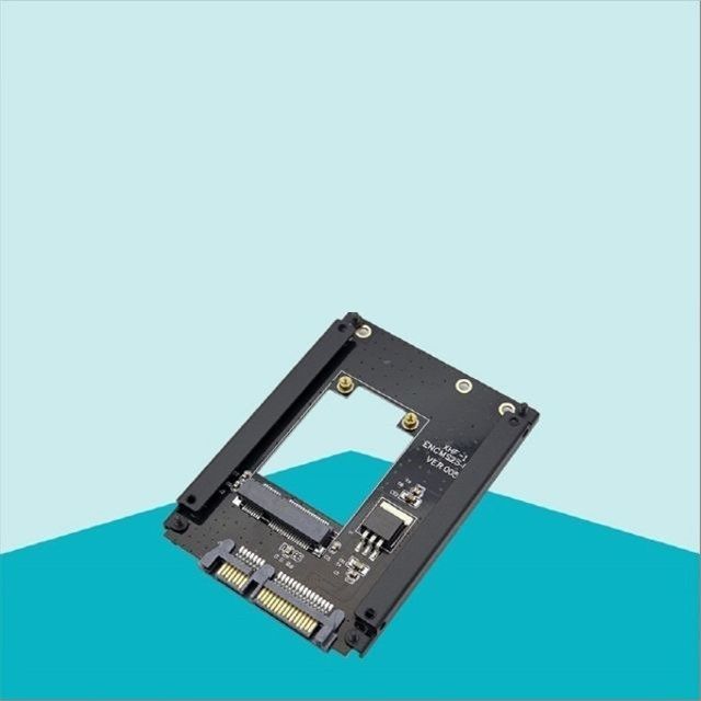 SATA 변환 컨버터 mSATA to SATA 22P 2.5형 SSD 스틸