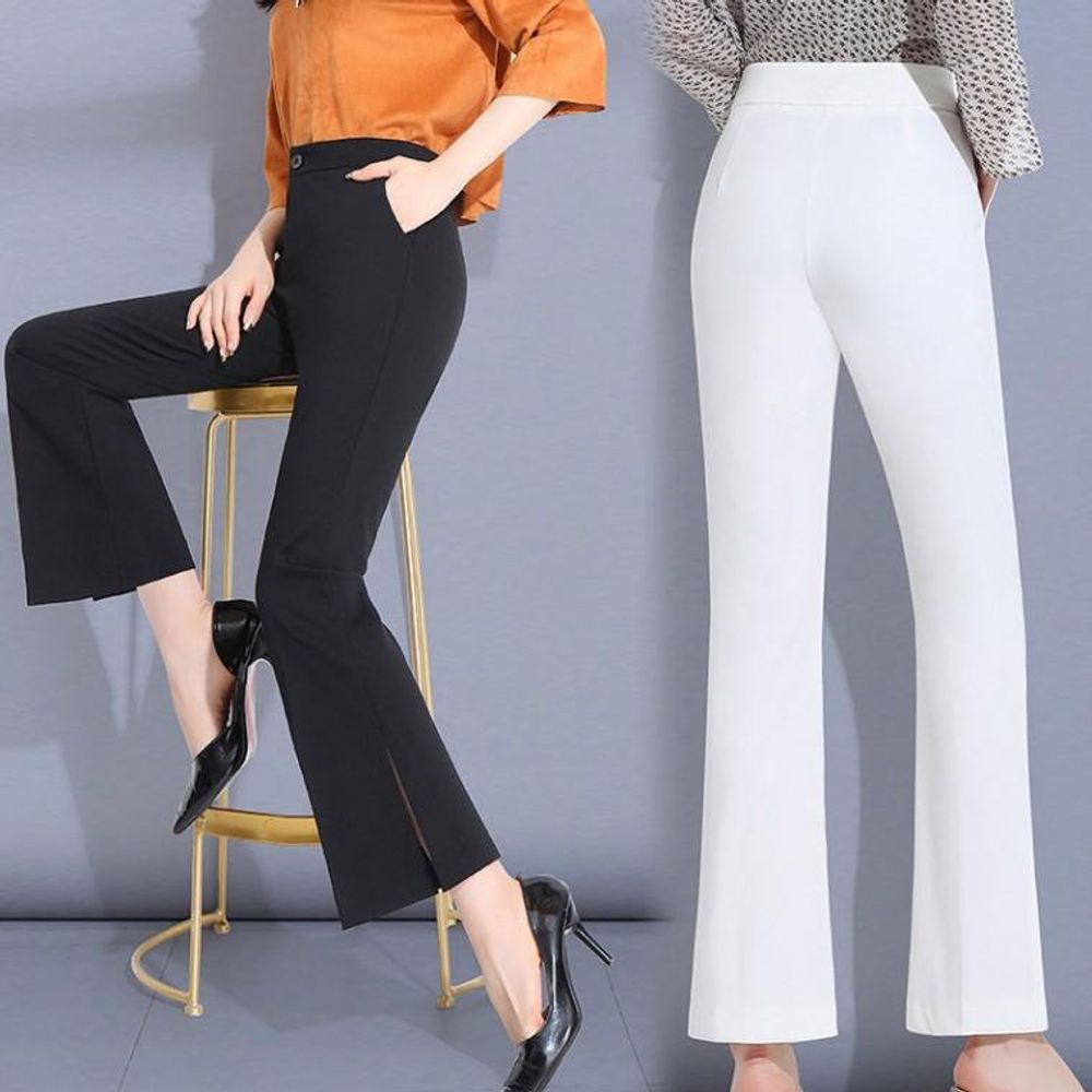 CESS 6499 옆트임 반나팔 정장슬랙스 봄여름용 팬츠