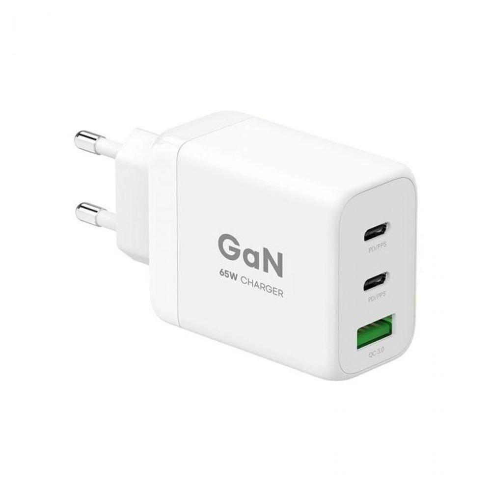 65W GaN PD충전 3포트 고속 멀티 충전기