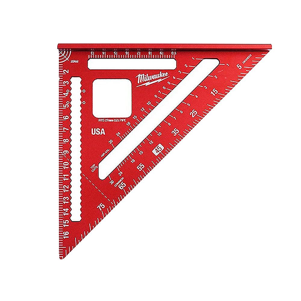 밀워키 MLSQ170 삼각 각도자 삼각자 180mm