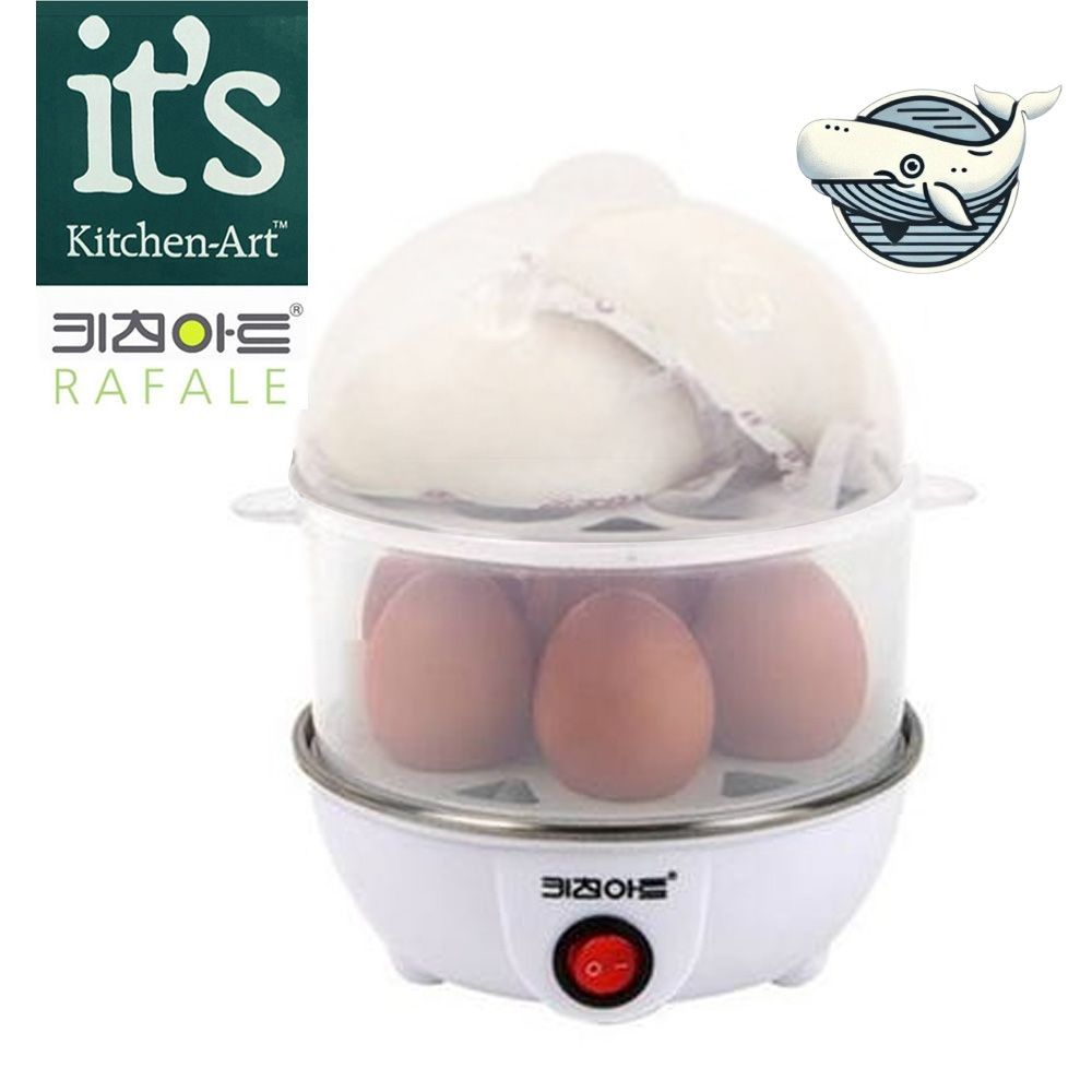 다용도 2단 에그찜기 안전한 계란 찜기 유선형