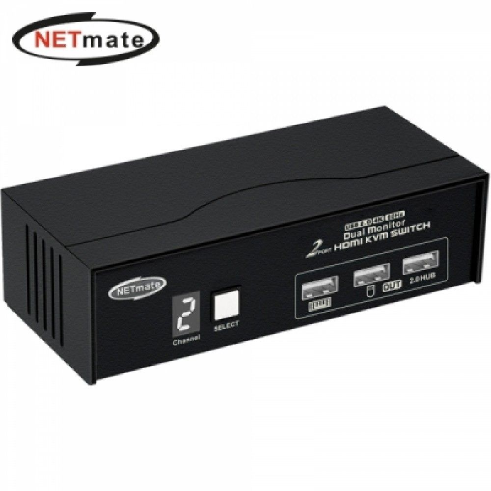 넷메이트 NMJSHK4602DP 듀얼 4K 60Hz HDMI KVM 21 스