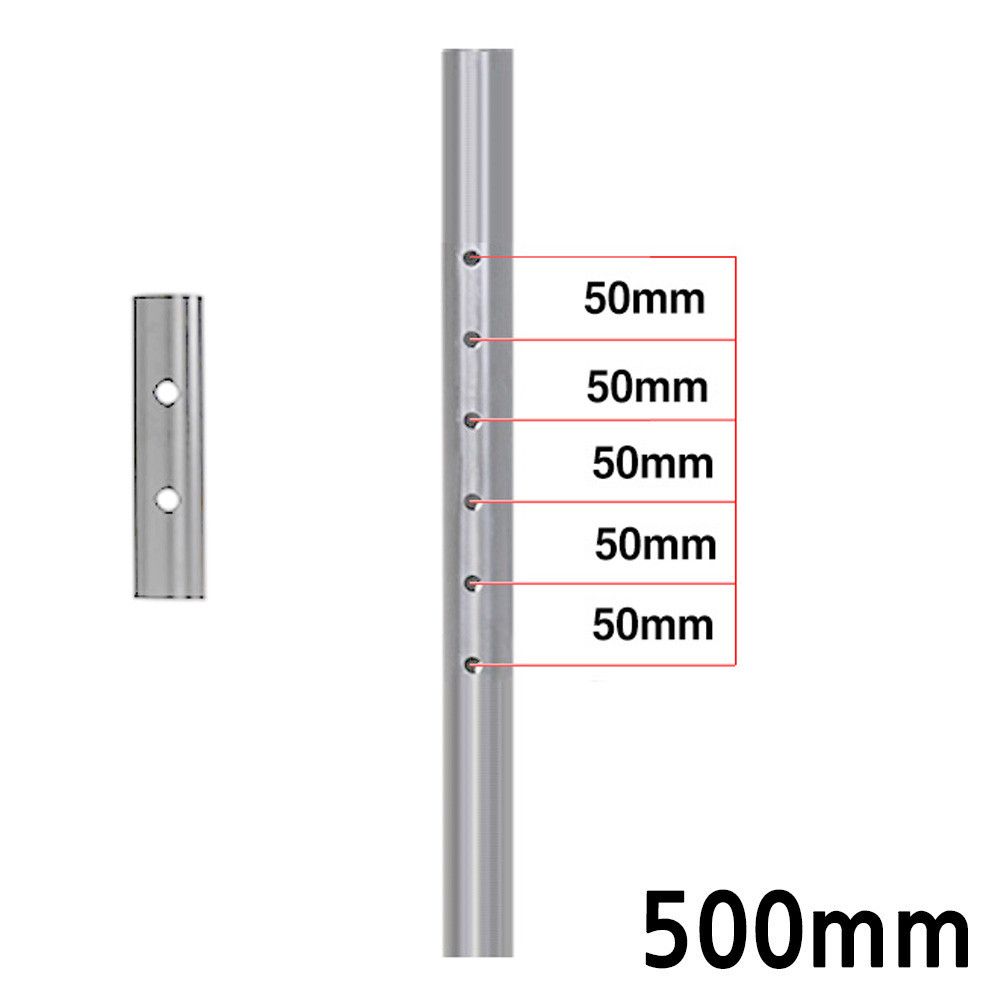 마운트피아 TV거치대 천장형 봉 500mm 연결봉 실버