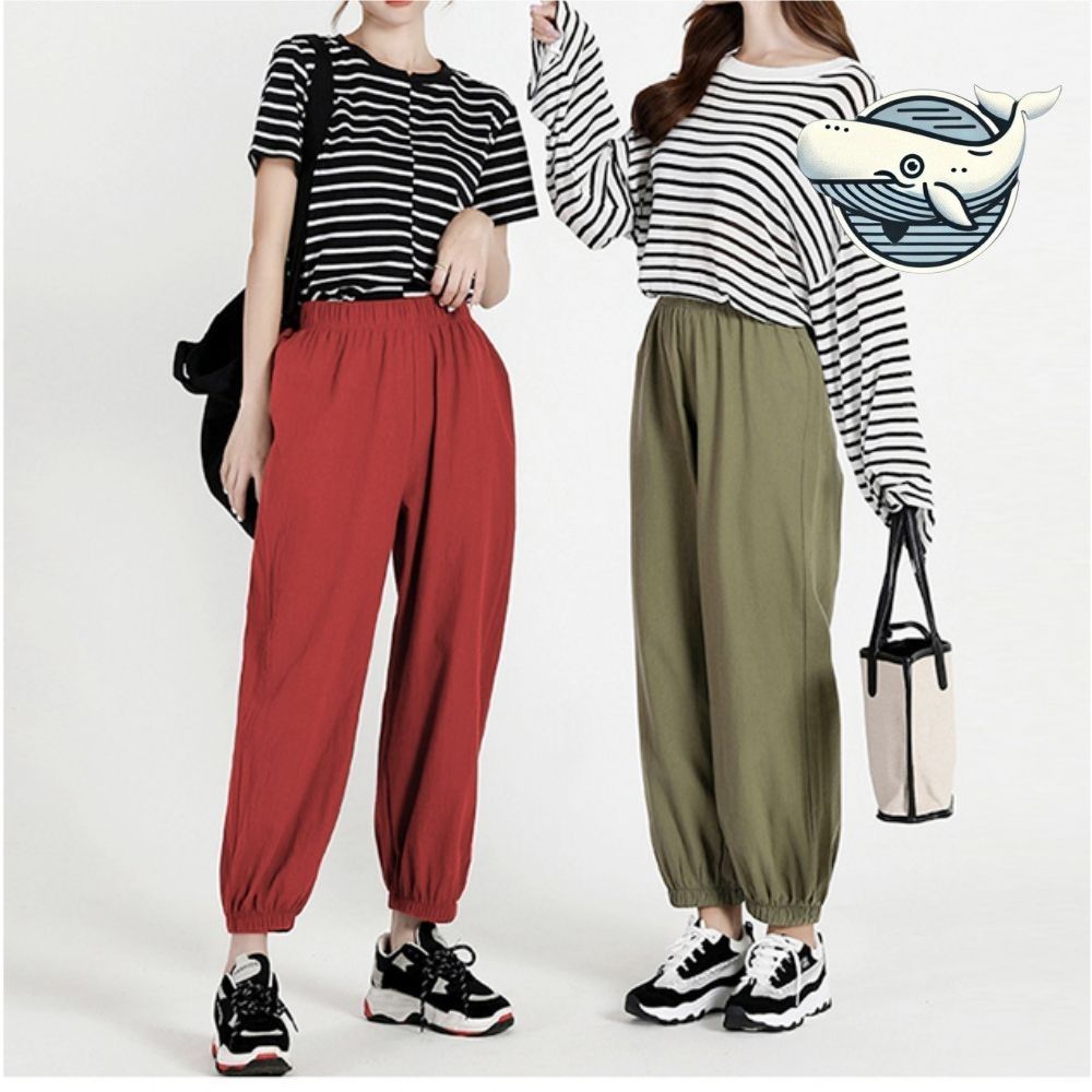 봄 여름 데일리 밴딩 조거 팬츠 스타일 편안한