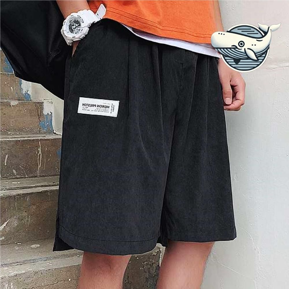 편안한 남성 여름 반바지 캐주얼 허리밴딩