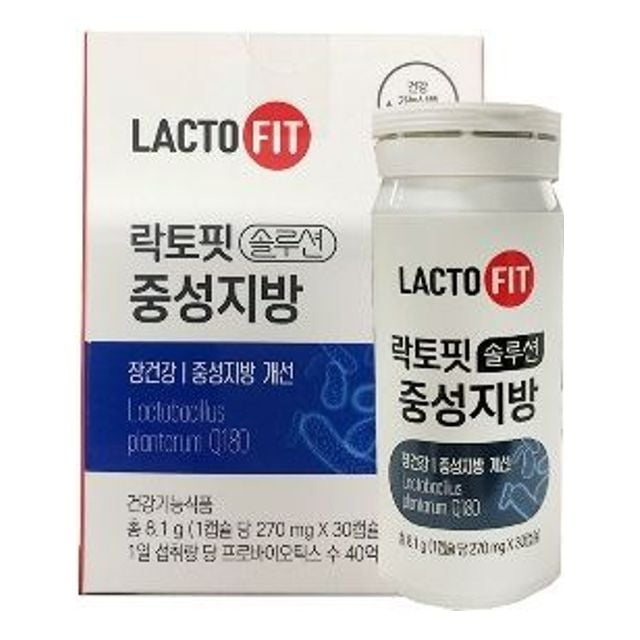 락토핏솔루션 락토핏 솔루션 중성지방 270mg x 30캡슐