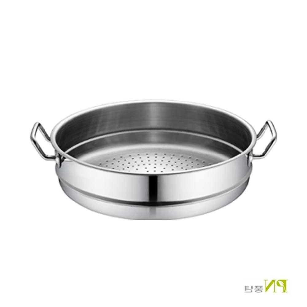 스텐 찜기 32cm 웍전골 찜솥 찜받침 주방