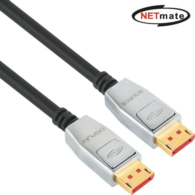 NETmate 8K 60Hz DisplayPort 1.4 액티브 케이블 10M