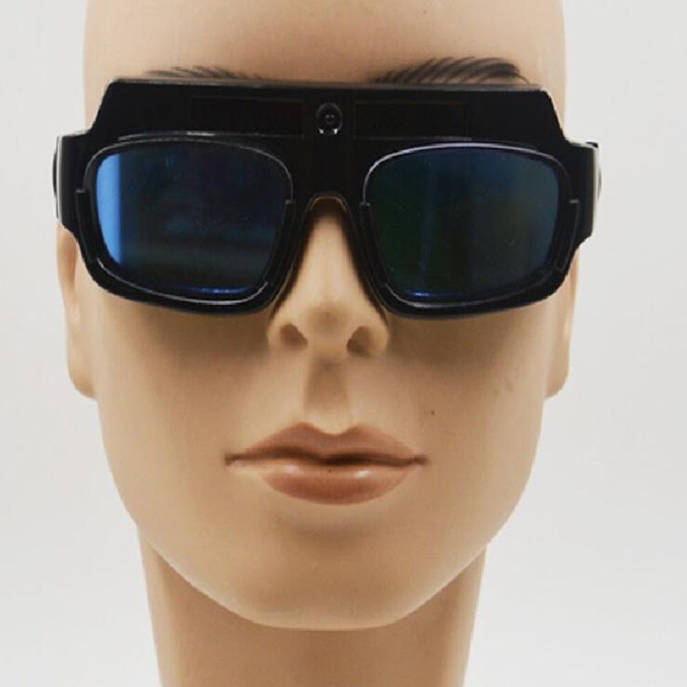 자동 차광 보안경 고글 안경 용접면