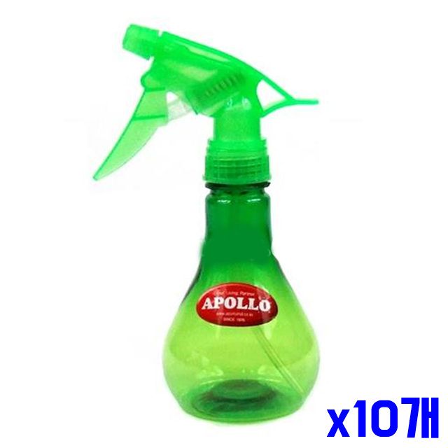 아폴로 x10개 조절 300ml 분무기 분사방식 원예용분무