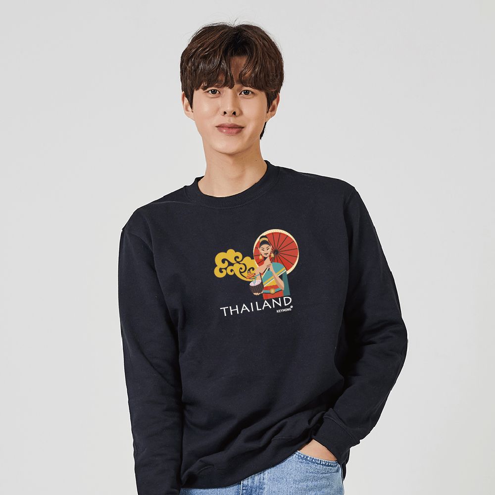 키밍 태국 THAILAND 데일리맨투맨 편한후드