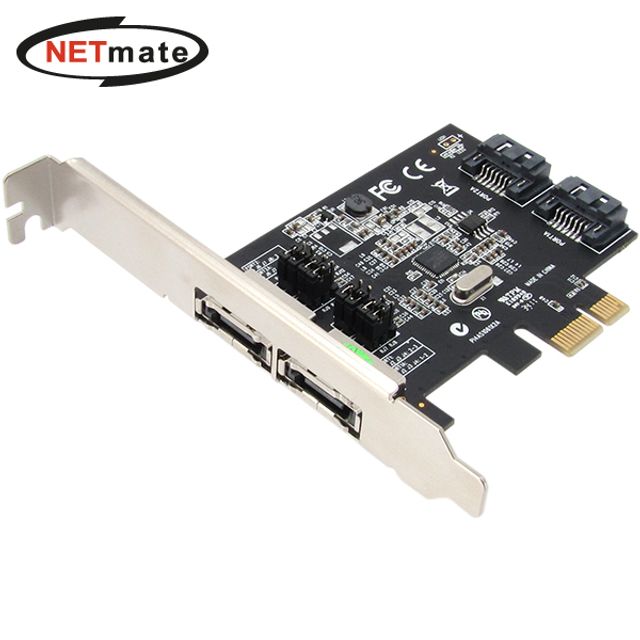 SATA3(eSATA) 2포트 PCI Express 카드(Asmedia)(슬림P