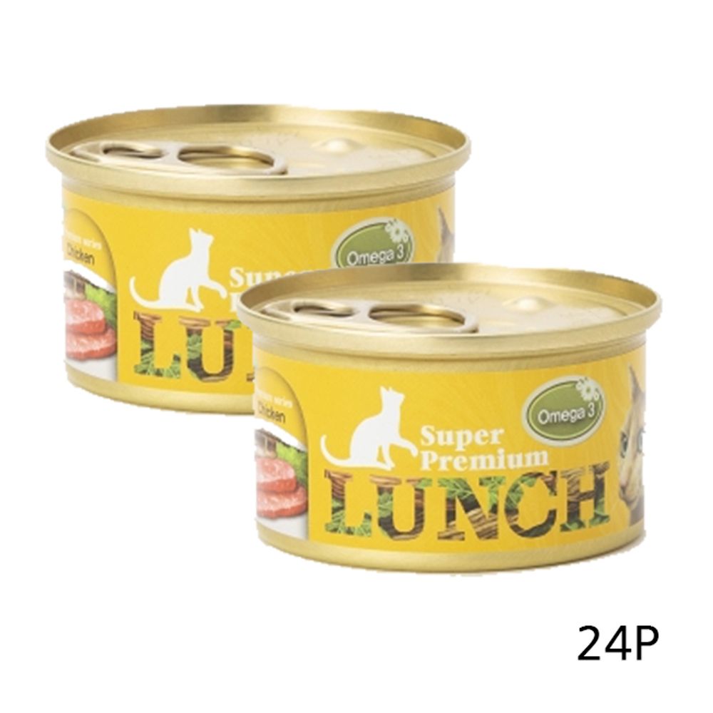 고양이 슈퍼프리미엄 참치 치킨캔 24P 습식 사료 간식