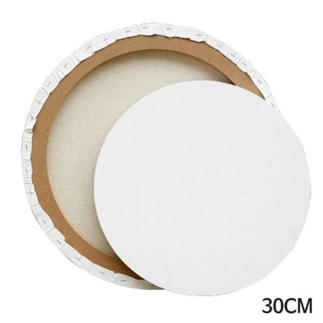(38차 ) 캔버스천액자 원형30cm 40개