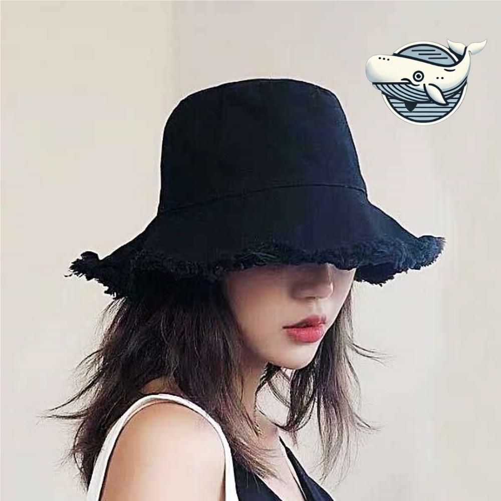 여성 빅브림 야외 버킷햇 빈티지 스타일 등산