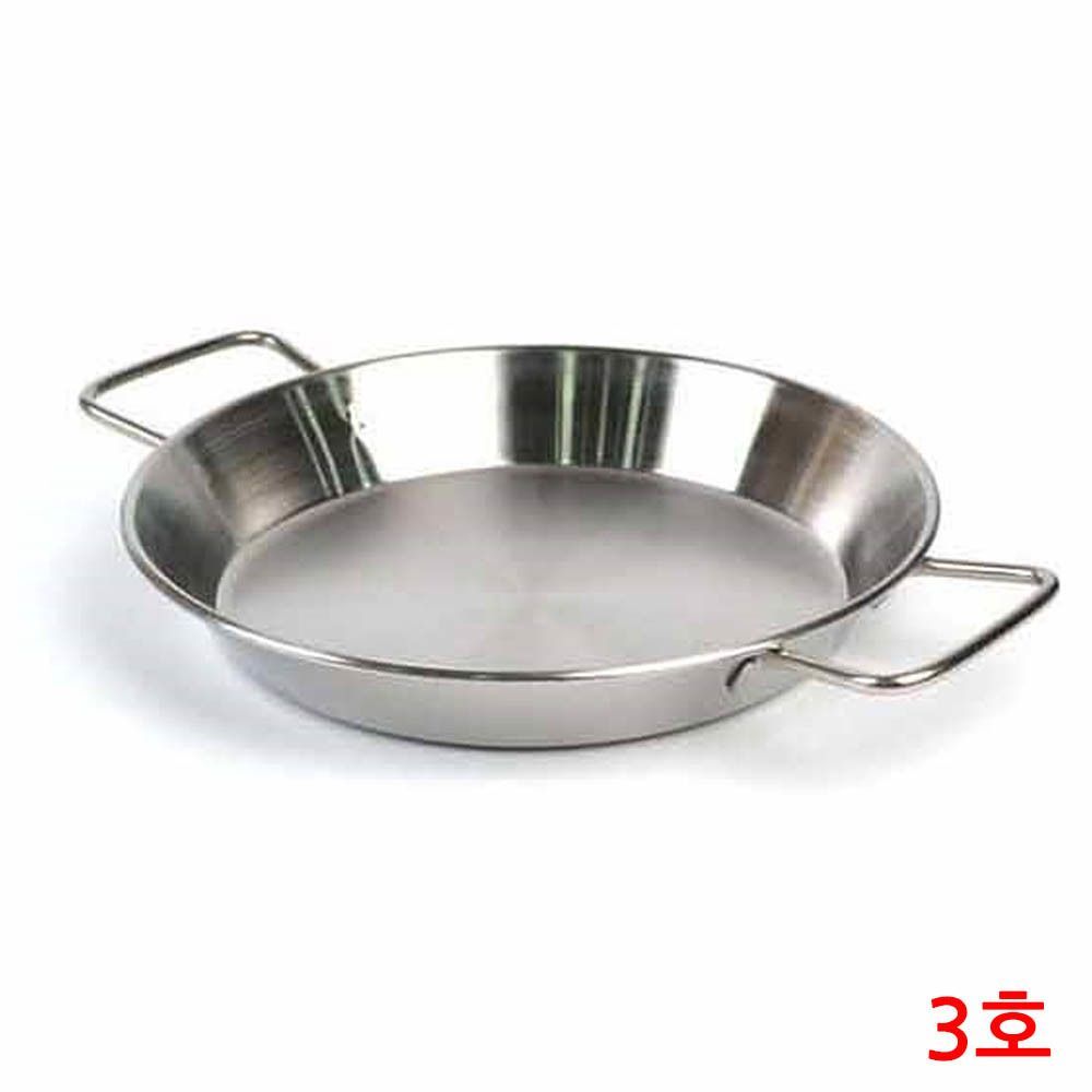 양수냄비 3호 22cm 스테인리스 핸들 빠에야 냄비