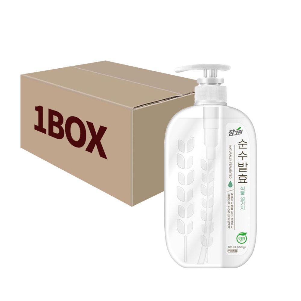 참그린 순수발효 식물 설거지 용기 750g 12입
