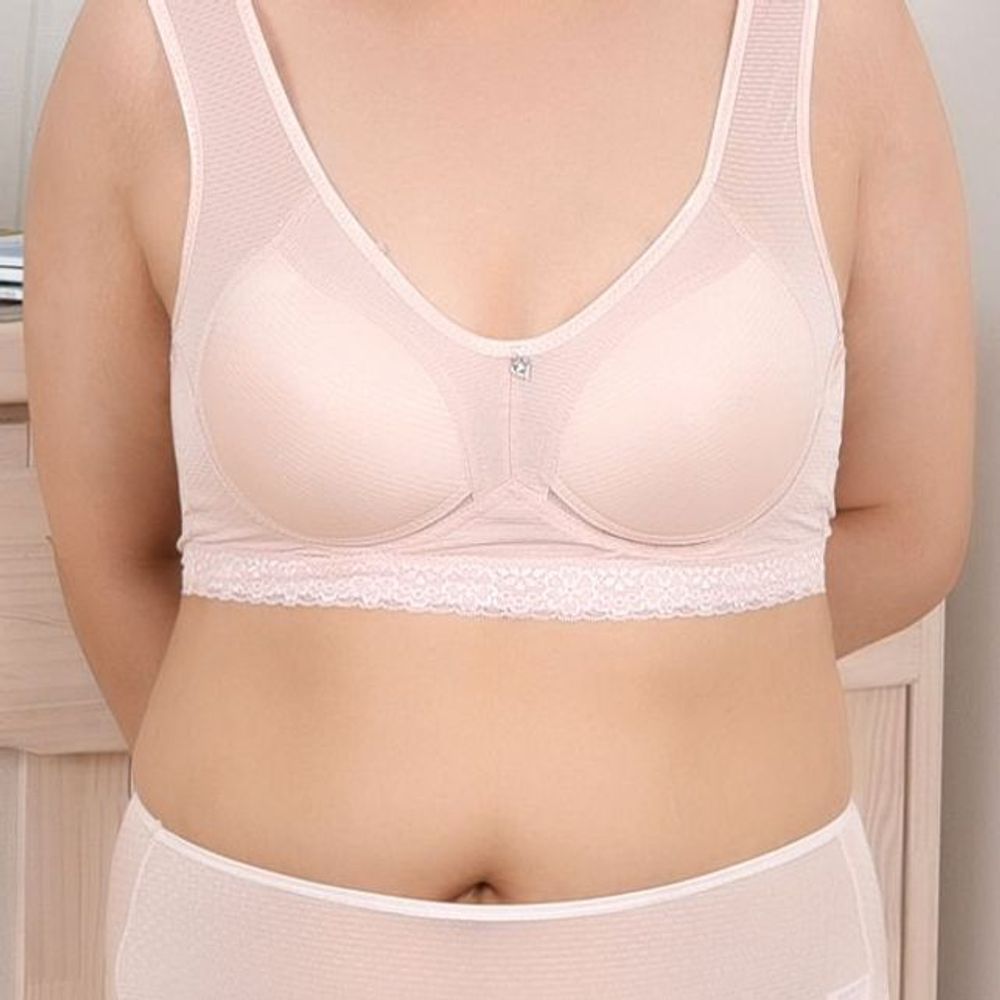 인견 플라워 여성노 풀컵 패턴 노와이어여름브라