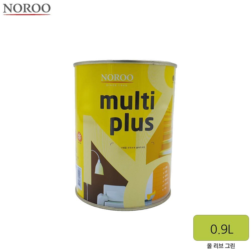 다용도 페인트 멀티플러스 0.9L 올리브그린