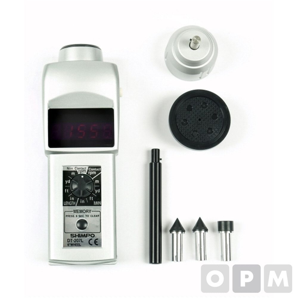 회전계 디지털겸용LED표시형 SHIMPO/DT-207LR